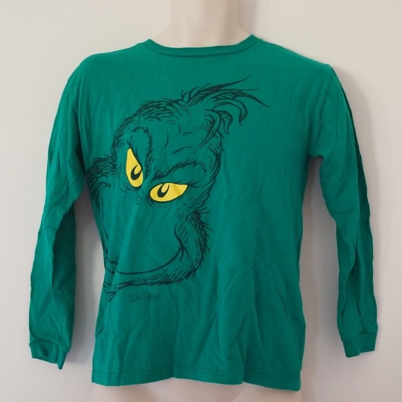 Dr. Seuss Imagination Green Grinch Long Sleeve T - Picture 3 of 8